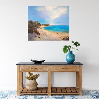 Australian coastal beach landscape