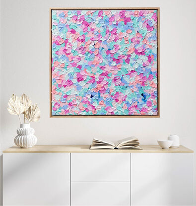 bright abstract floral 