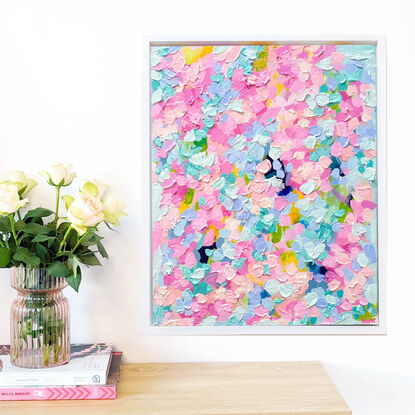 bright abstract floral 