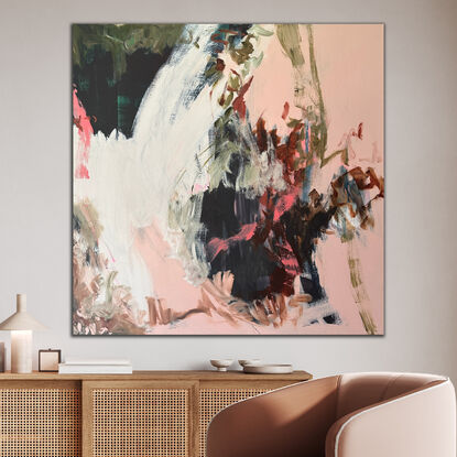 Expressive abstract painting