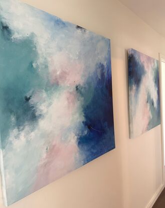 Large Abstract Diptych 