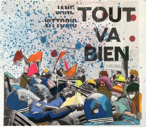 there is a crowd of students, workers and normal citizen that are disappointed by the hardship of everyday life, from food to salary. Governments instead, are saying that everything is fine and who  is complaining is a subversive element to be suppressed. We keep saying Tout Va Bien; Everything is fine