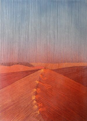 Sahara desert, texture, orange 