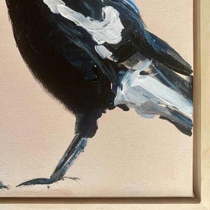 small framed Magpie portrait