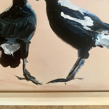 small framed Magpie portrait