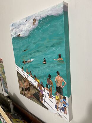 People at Bondi Icebergs swimming pool