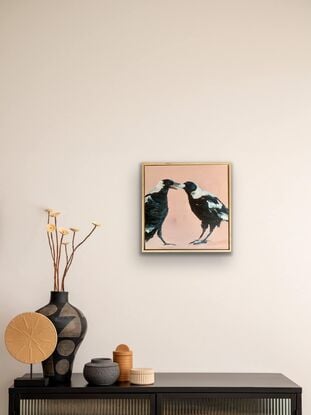 small framed Magpie portrait