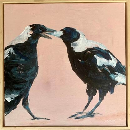 small framed Magpie portrait