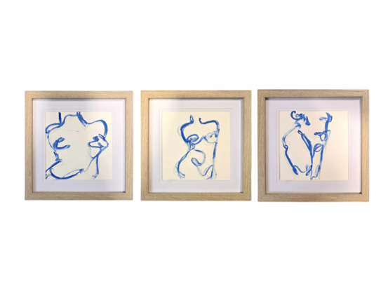 painting is titled, signed and dated at the back
technique: acrylic on Paper 
support: acid free acrylic paper
Unframed size:  15 x 15cm  each
Frame: 20cm (H) x  20cm (W) each 

