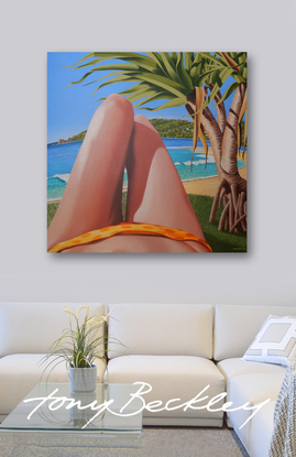 (CreativeWork) Byron Bay. NSW. by Tony Beckley. Acrylic. Shop online at Bluethumb.