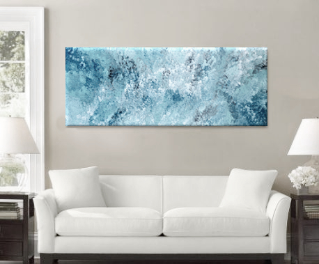 (CreativeWork) Ocean Study #2 by Yara Seremuk. Acrylic. Shop online at Bluethumb.