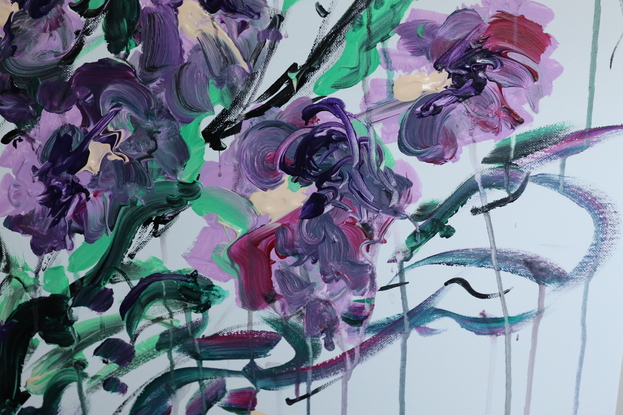 (CreativeWork) Purple complexity by Tetiana George. Acrylic. Shop online at Bluethumb.