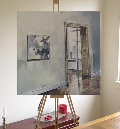 (CreativeWork) In my Studio by Tony Belobrajdic. Oil. Shop online at Bluethumb.