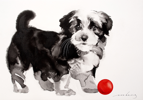 (CreativeWork) Yang Pup2 by Soo Beng Lim. Drawing. Shop online at Bluethumb.