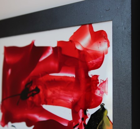 (CreativeWork) Red And Black by Natalia Basalaeva. Resin. Shop online at Bluethumb.