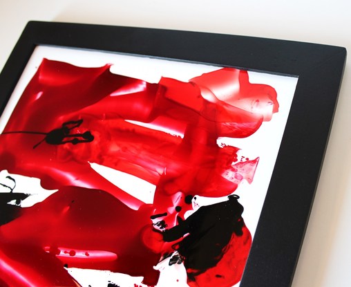 (CreativeWork) Red And Black by Natalia Basalaeva. Resin. Shop online at Bluethumb.