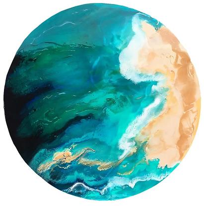 (CreativeWork) Mother Earth by U Borah. Resin. Shop online at Bluethumb.