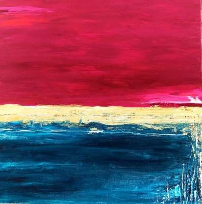 (CreativeWork) Terra Nova  ("New Land") by Aruni Raj. Acrylic. Shop online at Bluethumb.