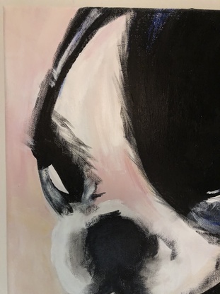 (CreativeWork) Atticus pooch by Anna-marie Redpath. Acrylic. Shop online at Bluethumb.