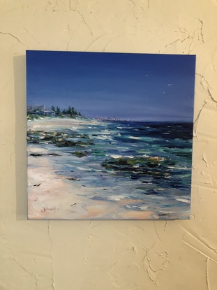 (CreativeWork) North Cottesloe by Jo Meredith. Oil. Shop online at Bluethumb.