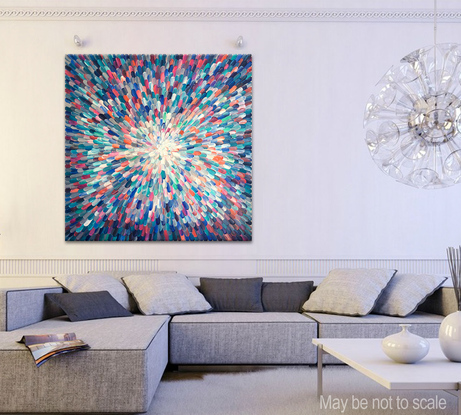 (CreativeWork) Universum transparent VI by Tatiana Georgieva. Acrylic. Shop online at Bluethumb.