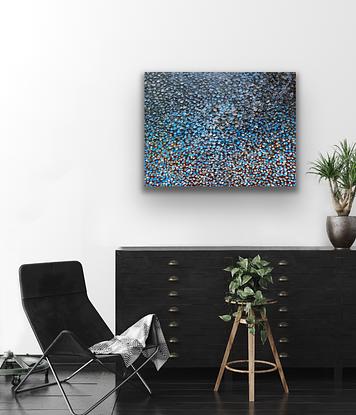 (CreativeWork) Dark  Haze by Theo Papathomas. Oil. Shop online at Bluethumb.