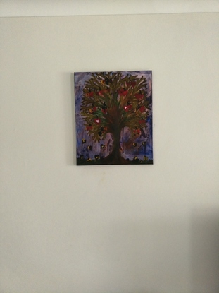 (CreativeWork) Tree of love  by heba hejazi. Acrylic. Shop online at Bluethumb.