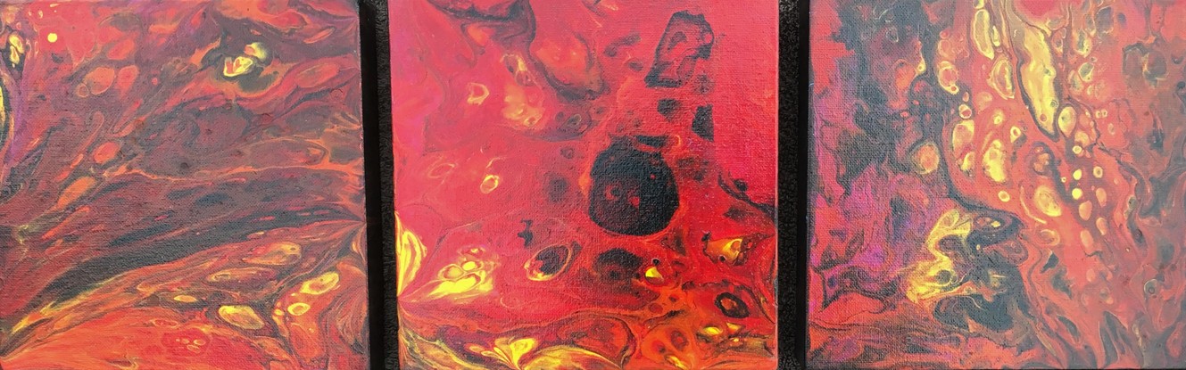 (CreativeWork) Caught in Amber by Gretta Hayward. Acrylic. Shop online at Bluethumb.