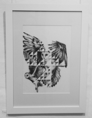 (CreativeWork) Geometry in Flight - Framed, ready to hang by Jahne Meyer. Drawing. Shop online at Bluethumb.