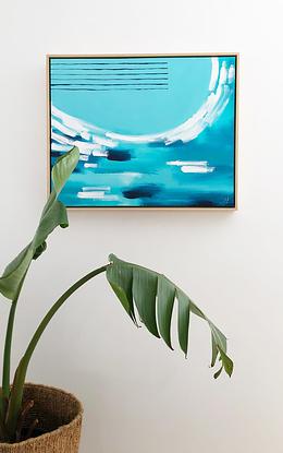 (CreativeWork) Bronte Pool by Jennifer Lia. Acrylic. Shop online at Bluethumb.