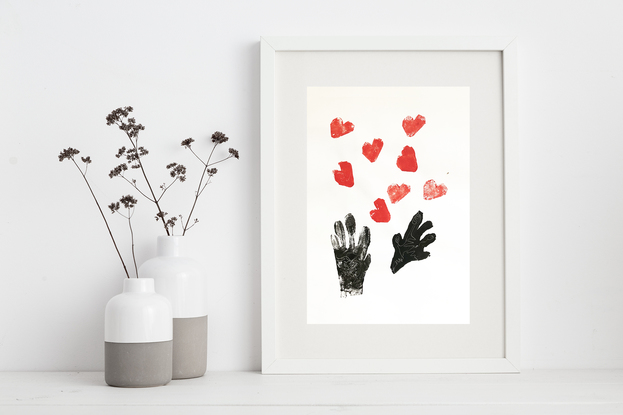 (CreativeWork) Hearts Ed. 1 of 1 by Sol Pandiella-McLeod. Reproduction Print. Shop online at Bluethumb.