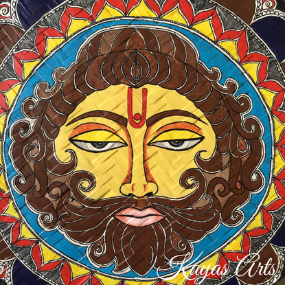 (CreativeWork) Jupiter - brihaspati by kayas arts. Acrylic. Shop online at Bluethumb.