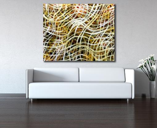 (CreativeWork) Drift Net I - Large original Abstract by Jacquelyn Stephens. Mixed Media. Shop online at Bluethumb.