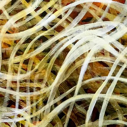 (CreativeWork) Drift Net I - Large original Abstract by Jacquelyn Stephens. Mixed Media. Shop online at Bluethumb.