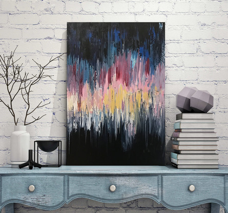 (CreativeWork) *40% OFF* Sotto Voce by Melanie Crawford. Acrylic. Shop online at Bluethumb.