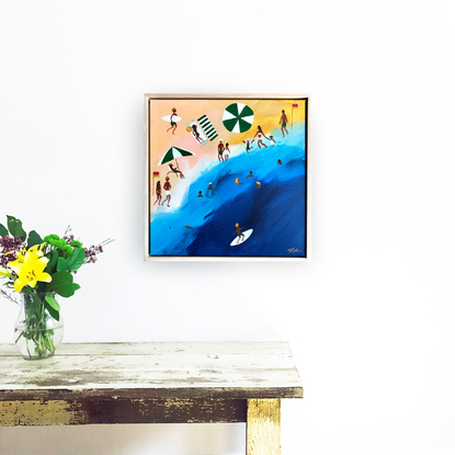 (CreativeWork) Sunday Arvo by Marnie McKnight. Acrylic. Shop online at Bluethumb.