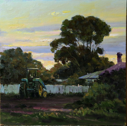 (CreativeWork) Farm 3 by Yuan Fu. Oil. Shop online at Bluethumb.