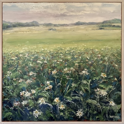 A field in an English countryside 