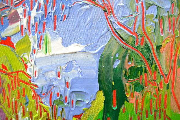 (CreativeWork) Weeping Willow Tree by Joseph Villanueva. Acrylic. Shop online at Bluethumb.