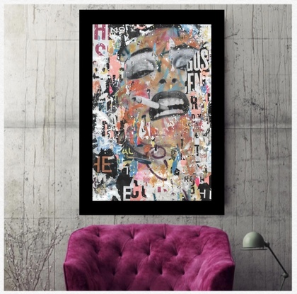 (CreativeWork) Street Icon 141 by Cold Ghost. Mixed Media. Shop online at Bluethumb.