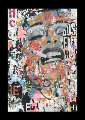 (CreativeWork) Street Icon 141 by Cold Ghost. Mixed Media. Shop online at Bluethumb.