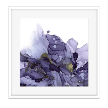 (CreativeWork) Purple loves Gold III - Limited Edition Prints Ed. 2 of 25 by Anna Ingco. Reproduction Print. Shop online at Bluethumb.