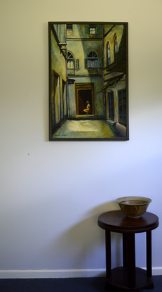 (CreativeWork) Zanzibar Door by Caroline McKay. Oil. Shop online at Bluethumb.