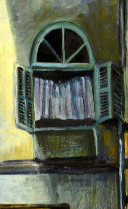 (CreativeWork) Zanzibar Door by Caroline McKay. Oil. Shop online at Bluethumb.