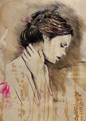 (CreativeWork) APRIL MARCH by loui jover. Drawing. Shop online at Bluethumb.