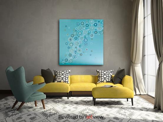 (CreativeWork) Kiara by Jon Dorne. Acrylic. Shop online at Bluethumb.