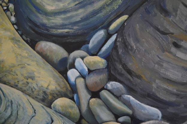 (CreativeWork) Gros Morne 6 by Caroline McKay. Oil. Shop online at Bluethumb.