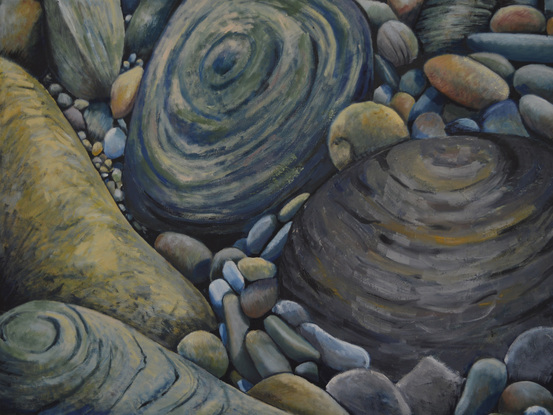 (CreativeWork) Gros Morne 6 by Caroline McKay. Oil. Shop online at Bluethumb.