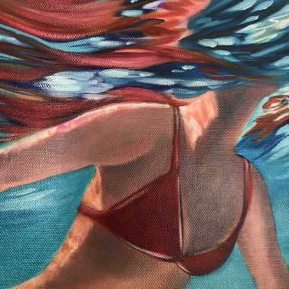 Woman in water 