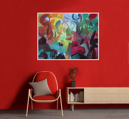 (CreativeWork) Mysterious Delights  by _ Tillian _. Acrylic. Shop online at Bluethumb.